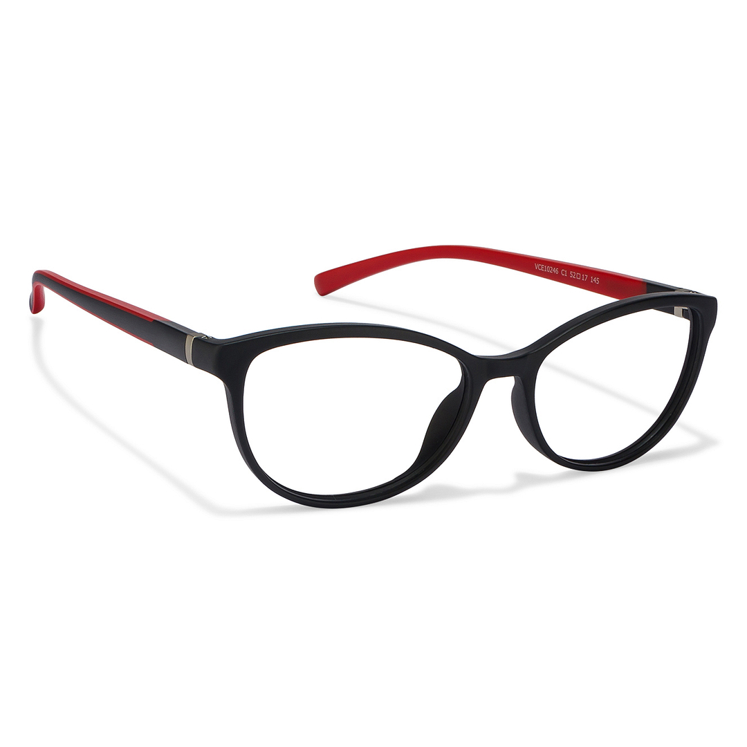 Lenskart Air Online Black Full Rim Cat Eye right side