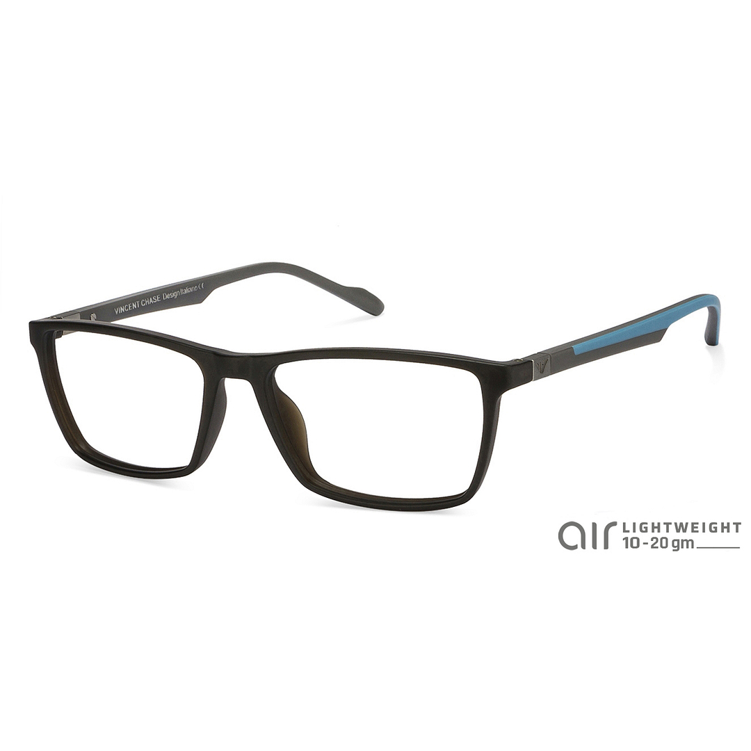 Lenskart Air Online Light Gray Full Rim Rectangle right side