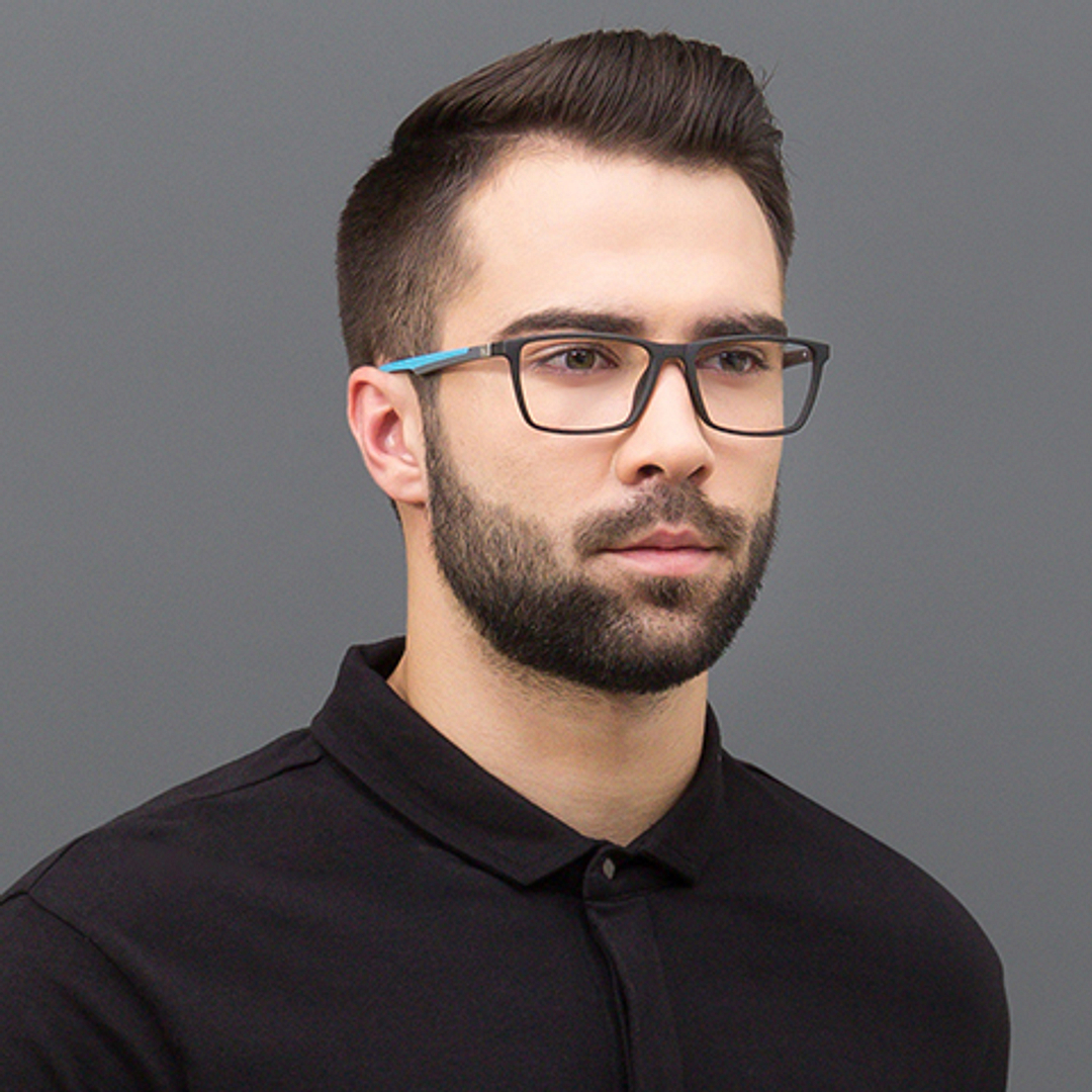 Lenskart Air Online Light Gray Full Rim Rectangle right side