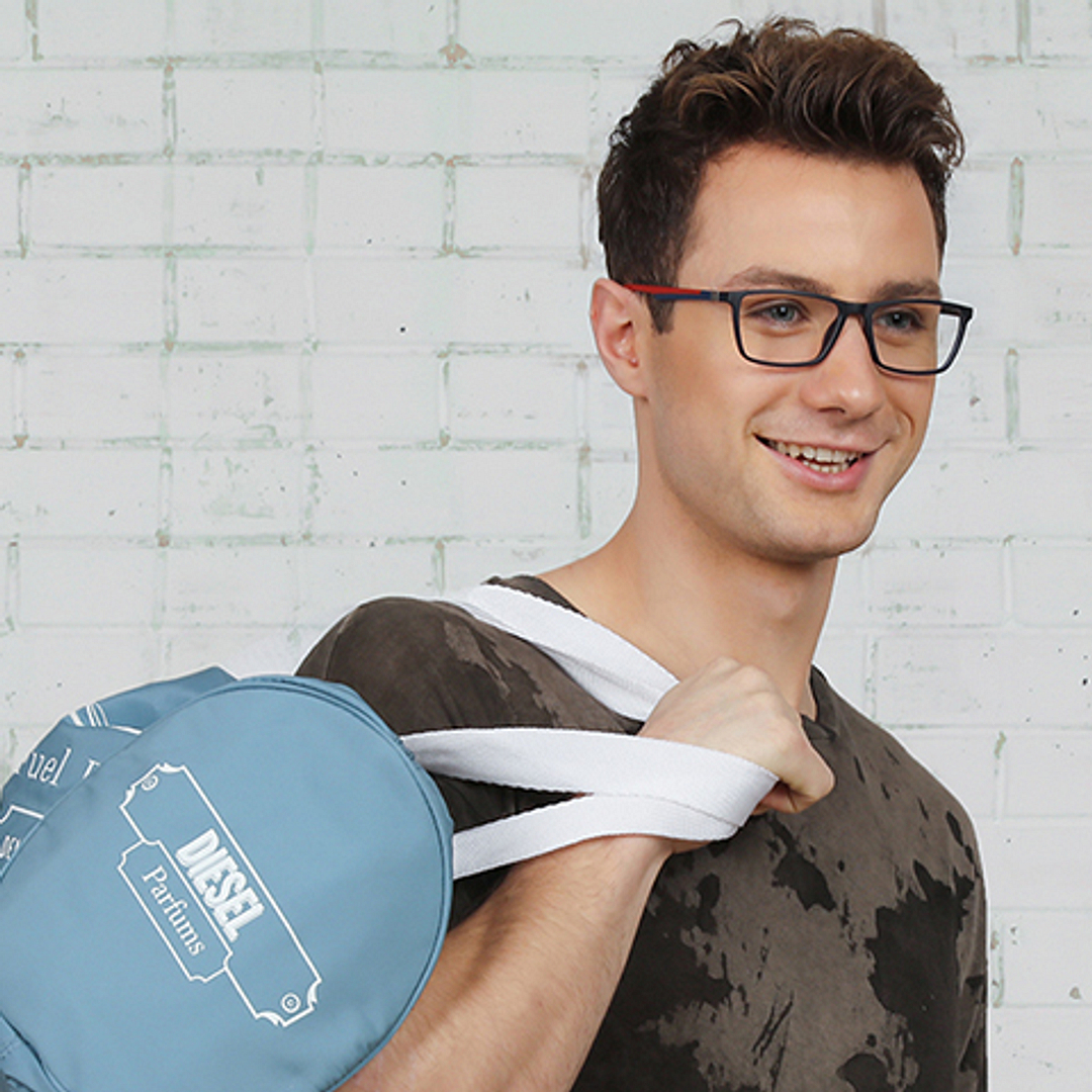 Lenskart Lenskart TOI Special: Lenskart Air: Blue Red Full Rim Rectangle Lenskart TOI Special OTHERS VC E10248-C5 left side