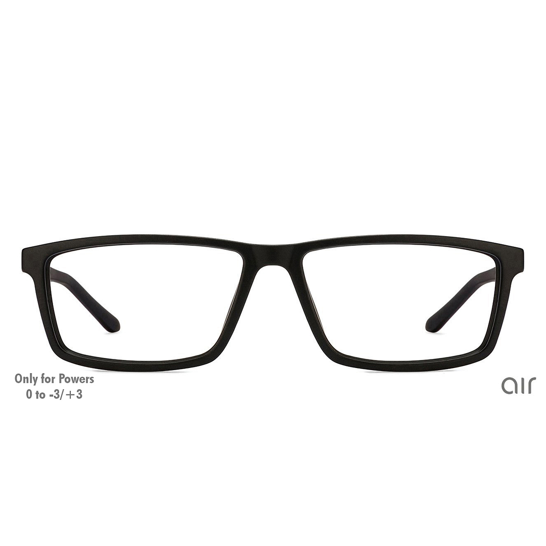 Lenskart Air Online Black Full Rim Rectangle left side