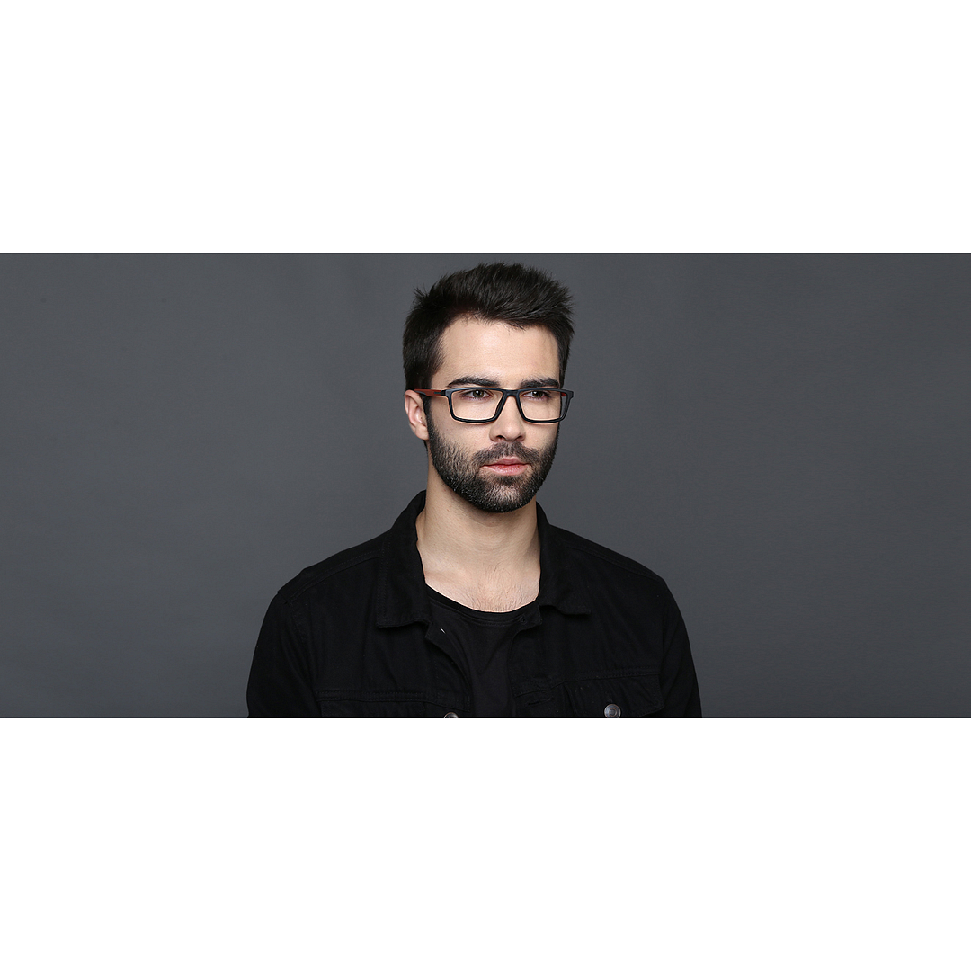 Lenskart Air Online Black Full Rim Rectangle left side