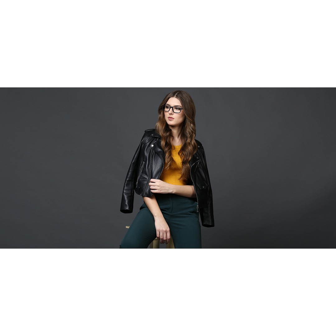 Lenskart Air Online Black Full Rim Rectangle right side