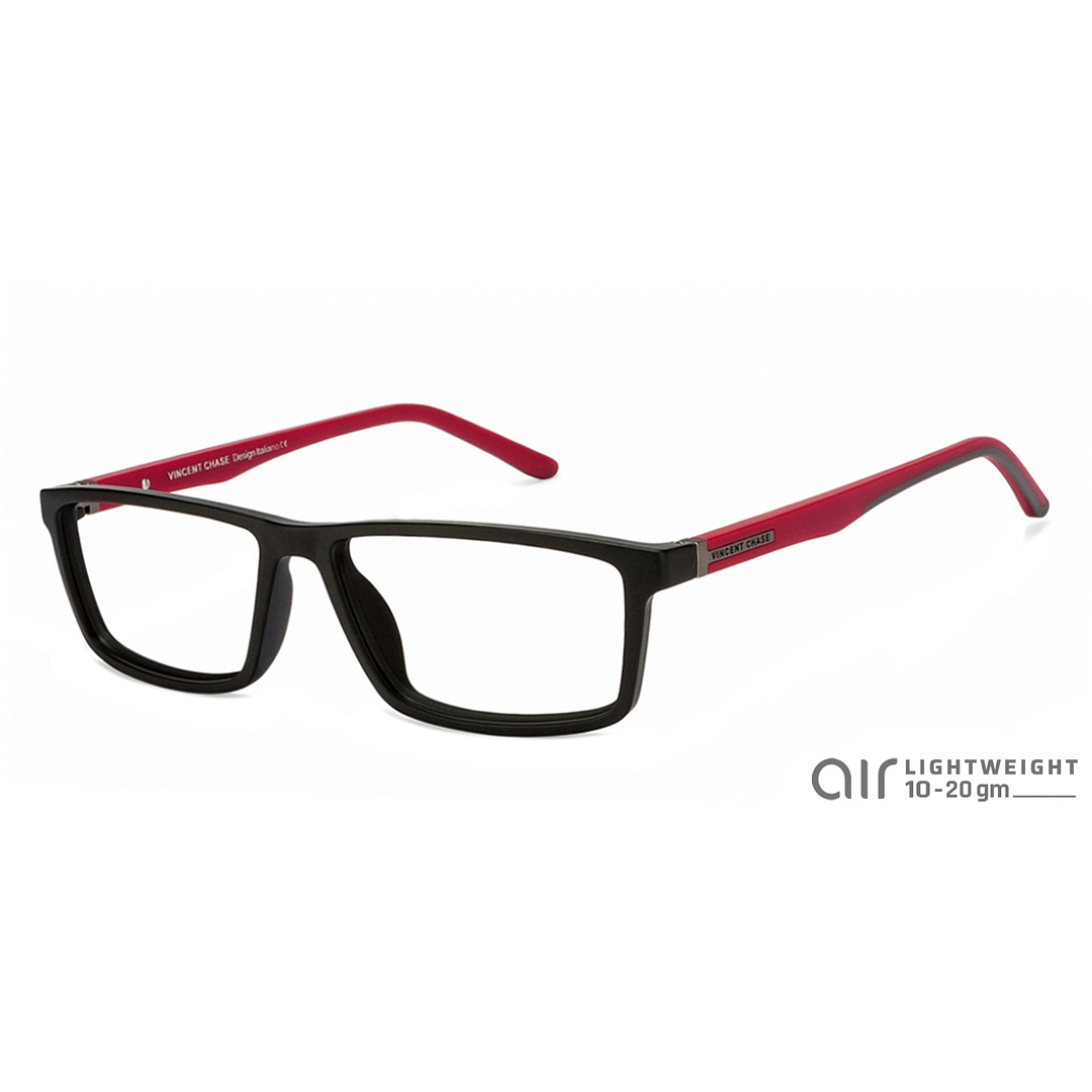 Lenskart Air Online Black Full Rim Rectangle left side