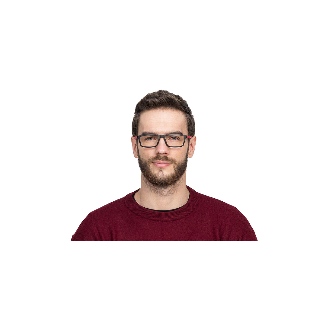 Lenskart Air Online Black Full Rim Rectangle left side