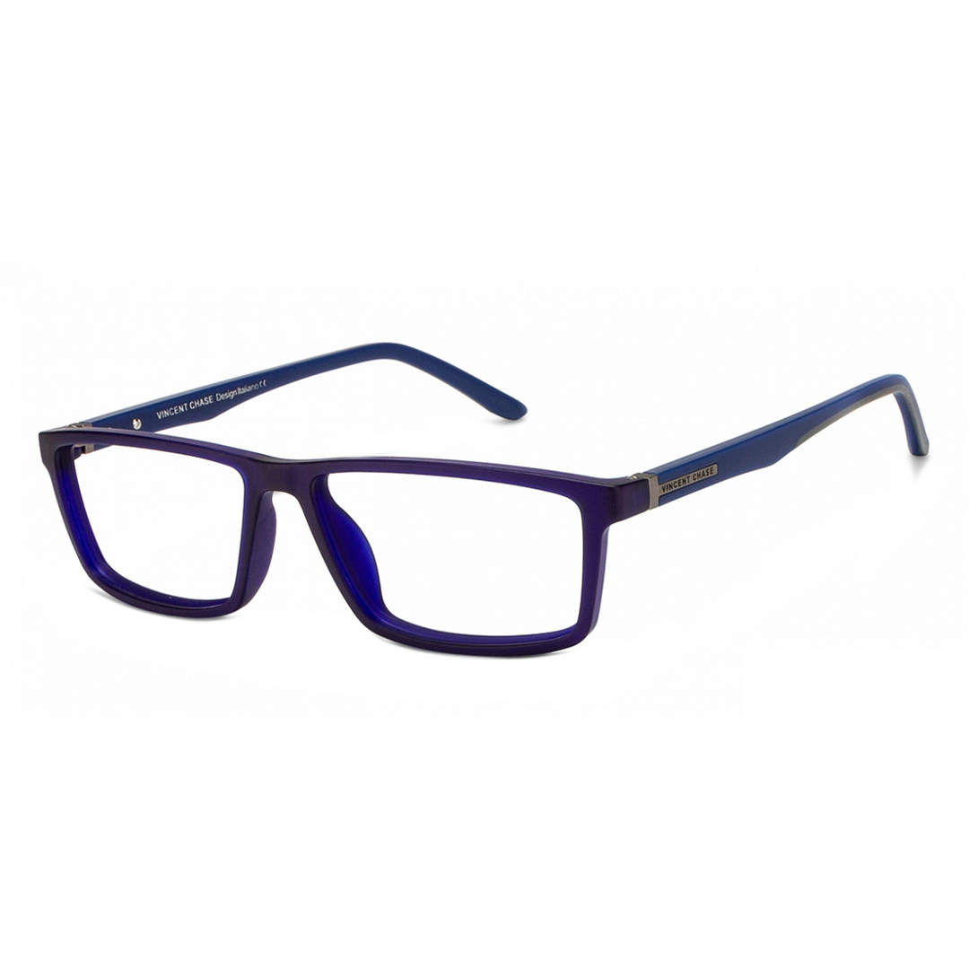 Lenskart Air Online Sky Blue Full Rim Rectangle left side
