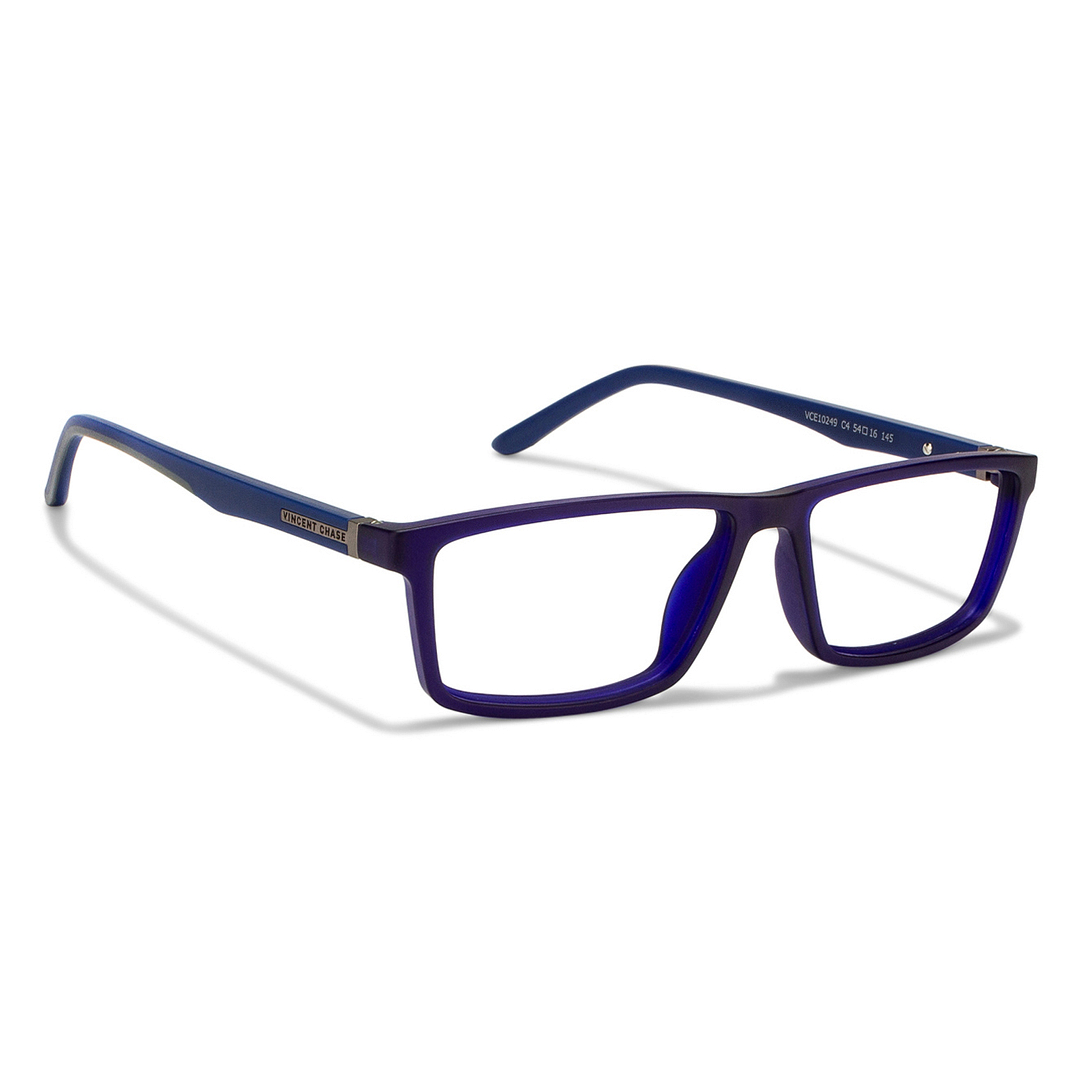Lenskart Air Online Sky Blue Full Rim Rectangle left side