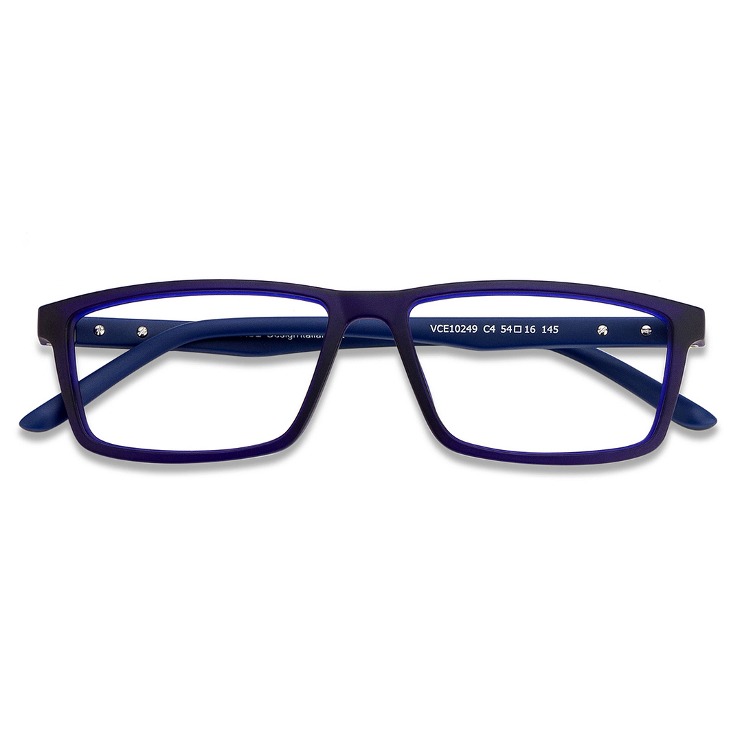 Lenskart Air Online Sky Blue Full Rim Rectangle left side