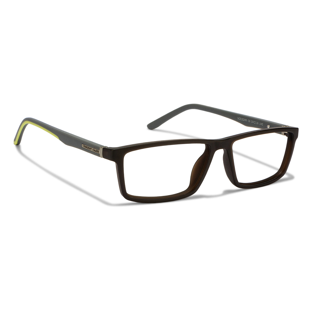 Lenskart Air Online Light Brown Full Rim Rectangle left side