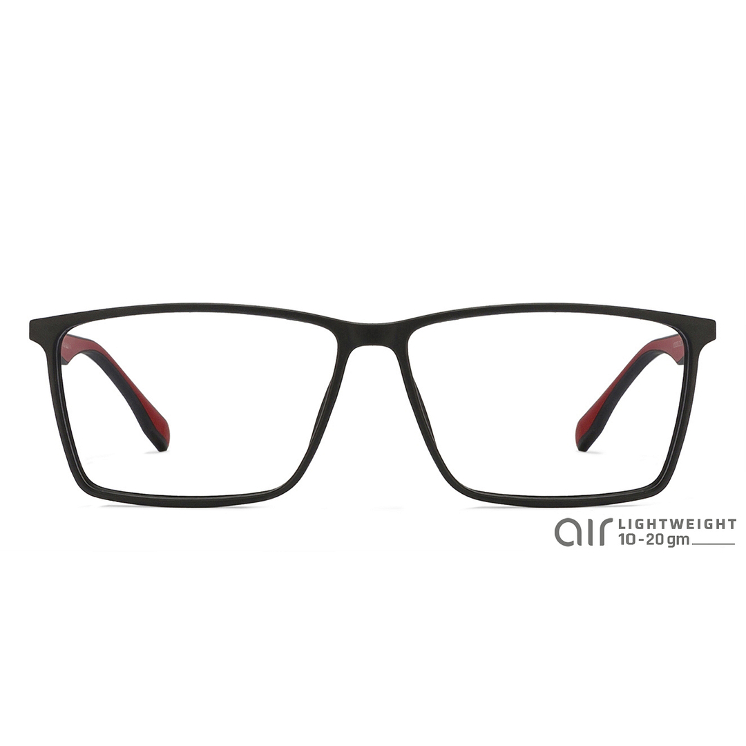 Lenskart Air Online Black Full Rim Rectangle left side