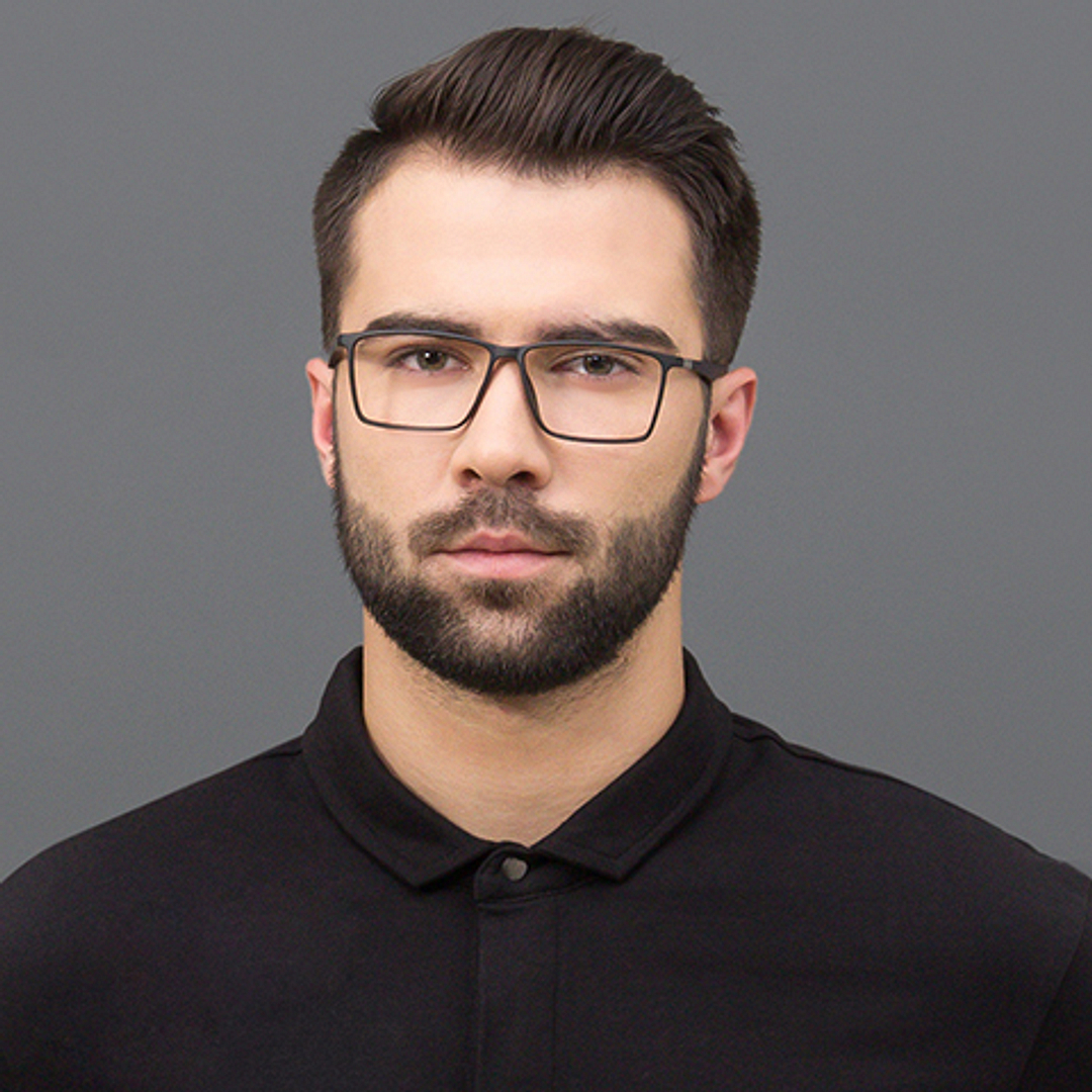 Lenskart Air Online Black Full Rim Rectangle left side