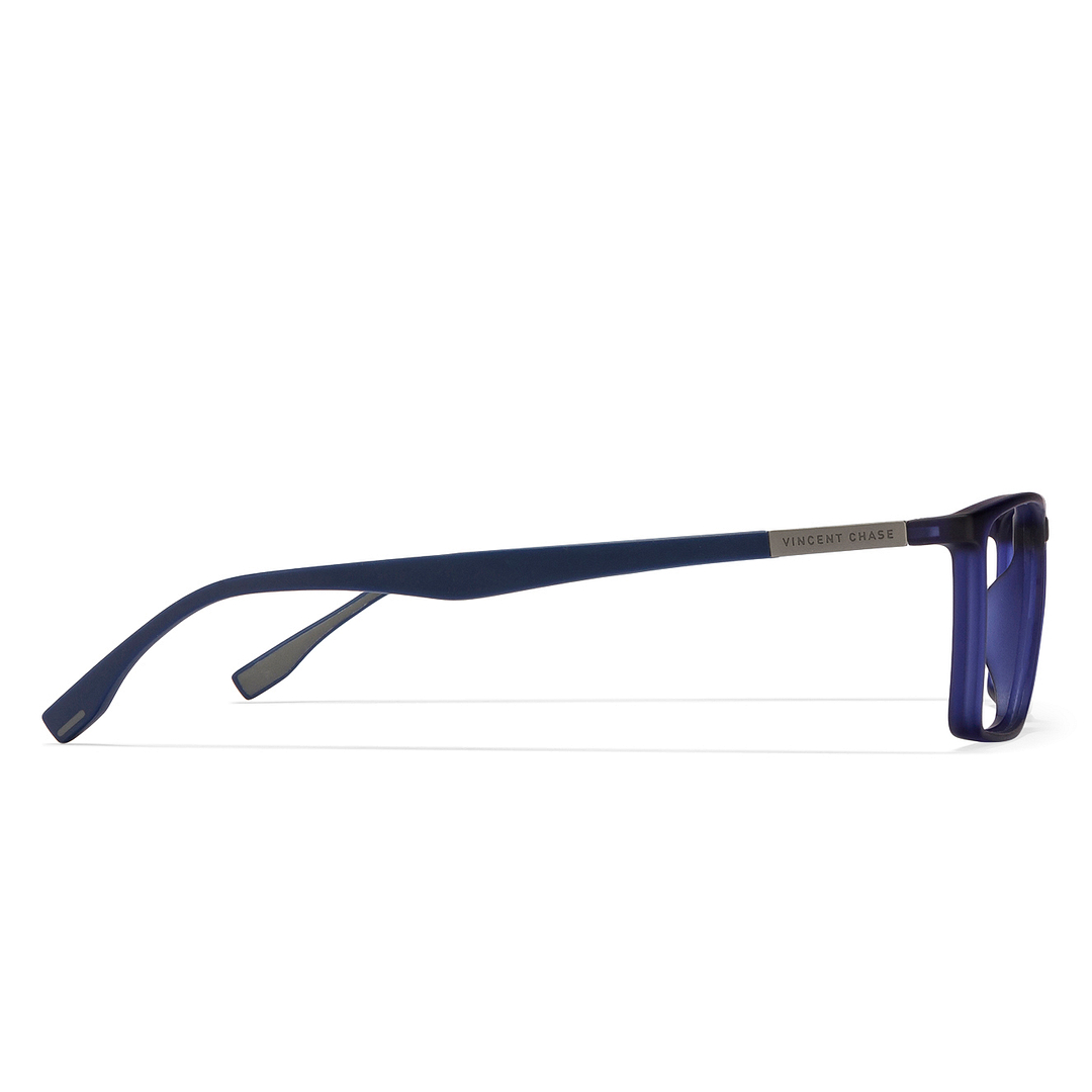 Lenskart Air Online Sky Blue Full Rim Rectangle left side