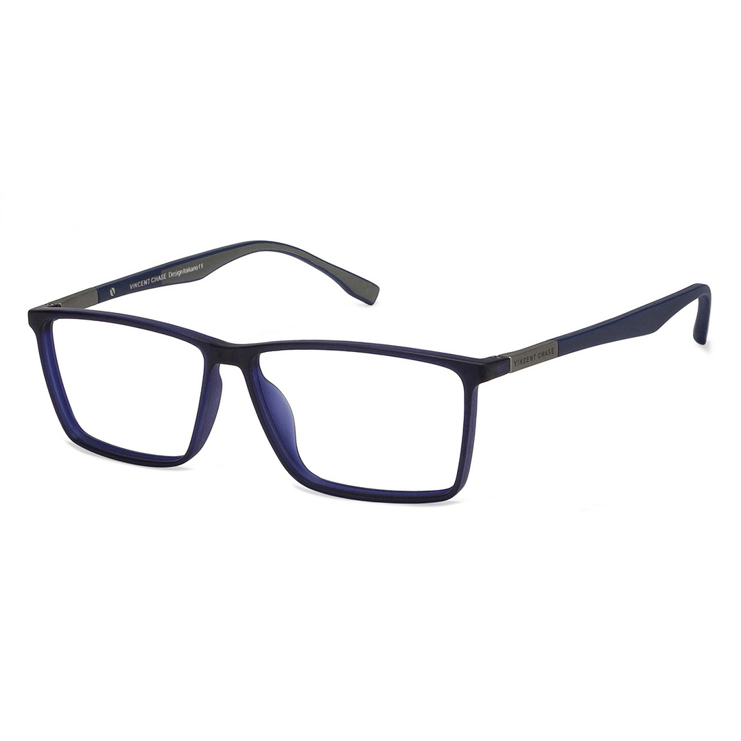 Lenskart Air Online Sky Blue Full Rim Rectangle left side