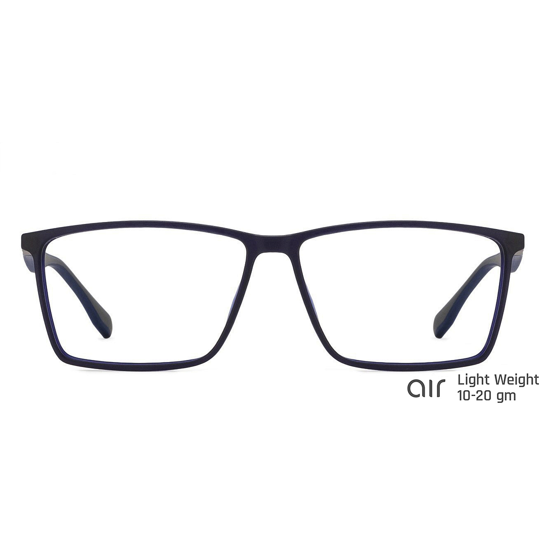 Lenskart Air Online Sky Blue Full Rim Rectangle left side