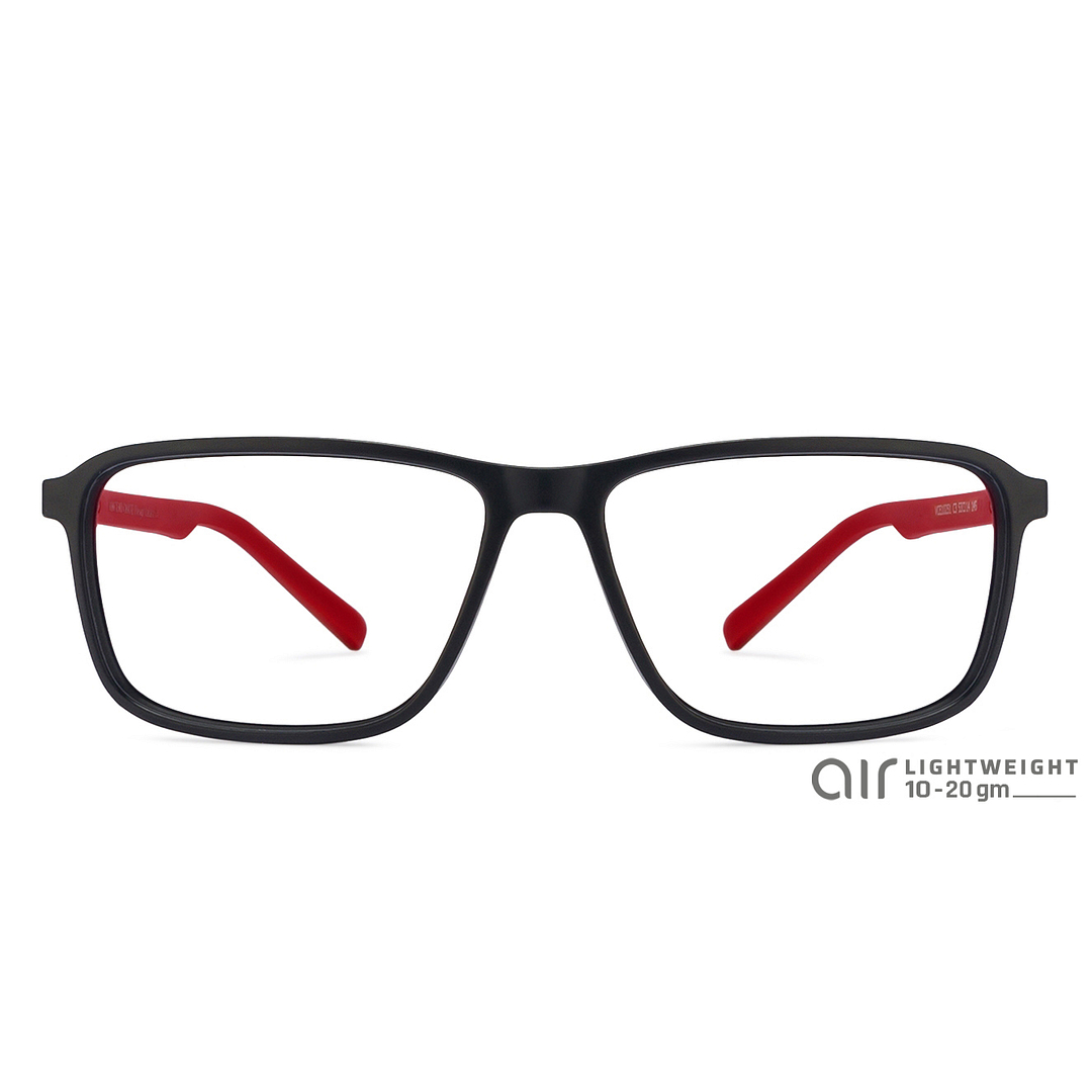 Lenskart Air Online Black Full Rim Rectangle left side