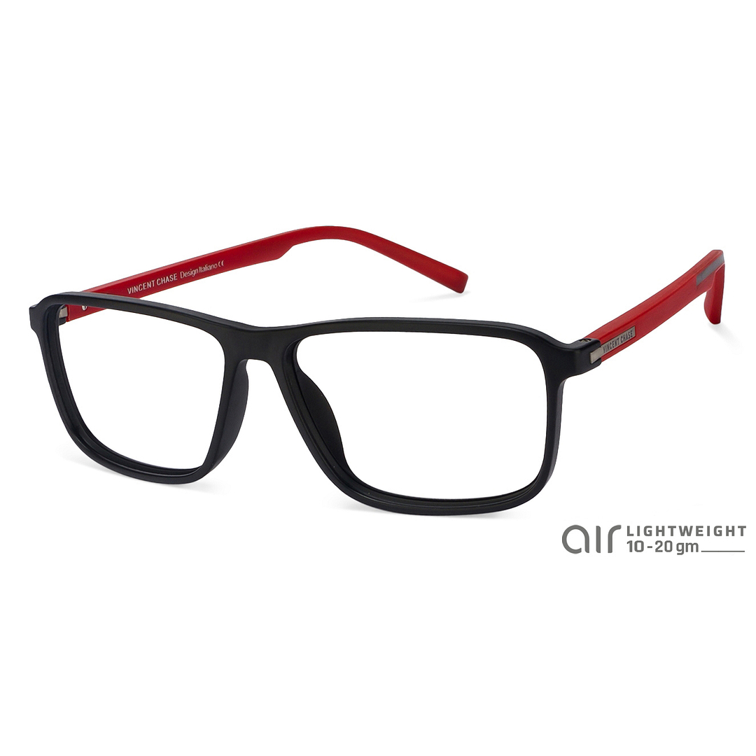 Lenskart Air Online Black Full Rim Rectangle left side