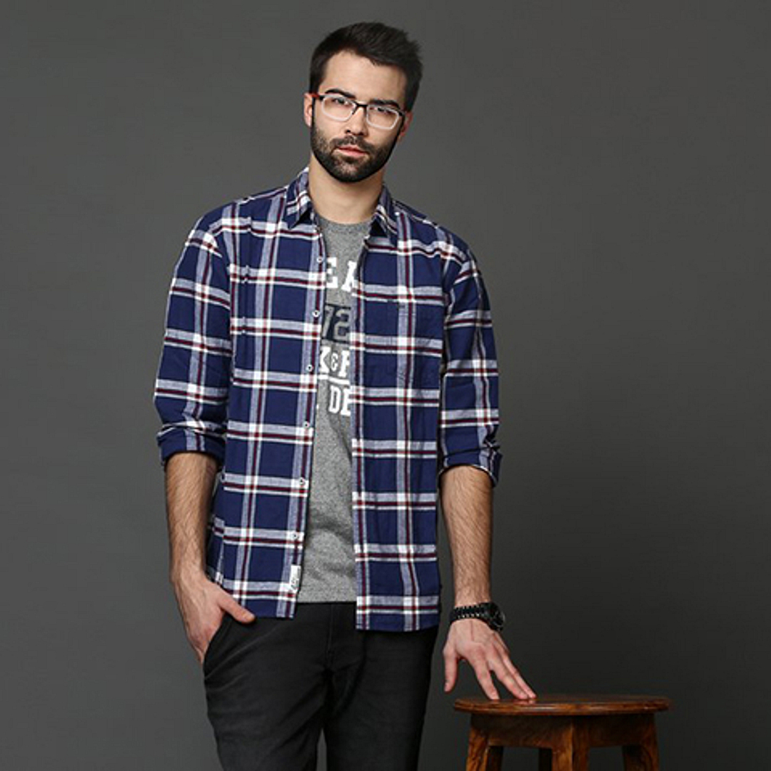 Vincent Chase Online Mid Gunmetal Half Rim Rectangle right side