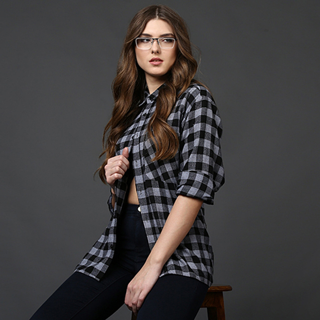 Vincent Chase Online Mid Gunmetal Half Rim Rectangle right side