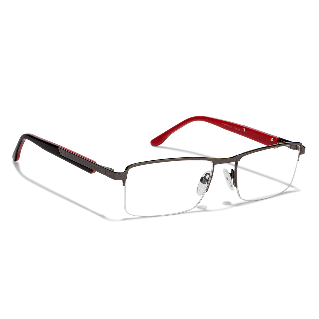 Vincent Chase Online Mid Gunmetal Half Rim Rectangle right side