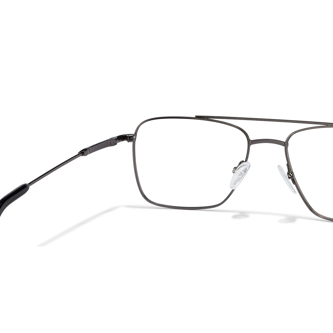 Vincent Chase Online Mid Gunmetal Full Rim Square left side