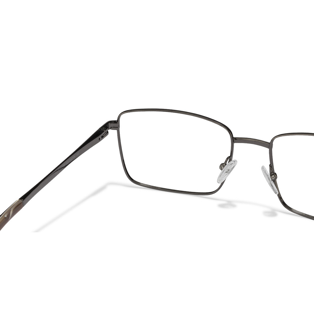 Vincent Chase Online Mid Gunmetal Full Rim Rectangle left side