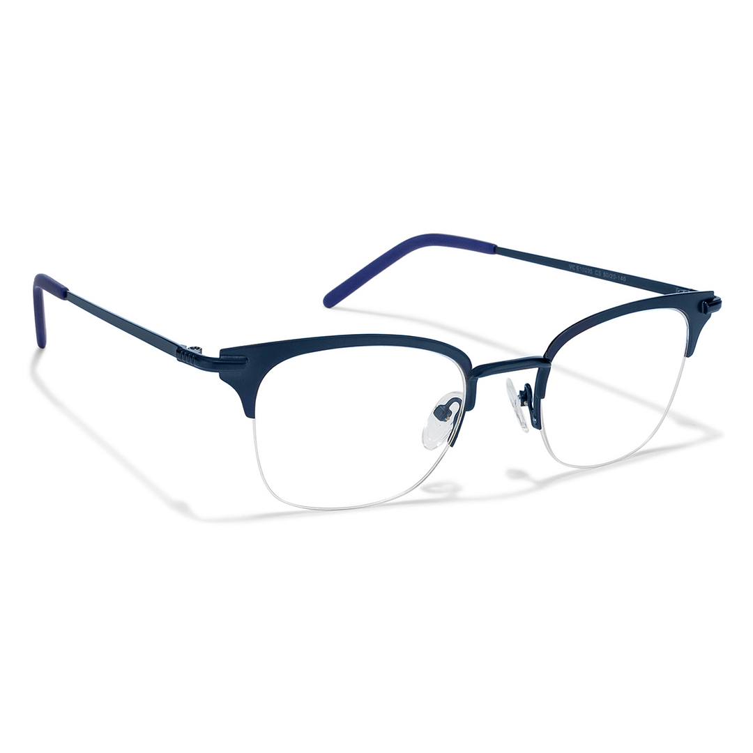 Vincent Chase Online Sky Blue Half Rim Square left side
