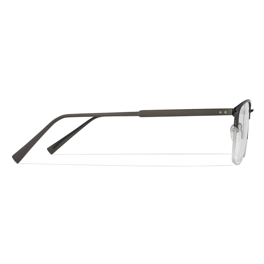 Vincent Chase Online Mid Gunmetal Half Rim Rectangle right side