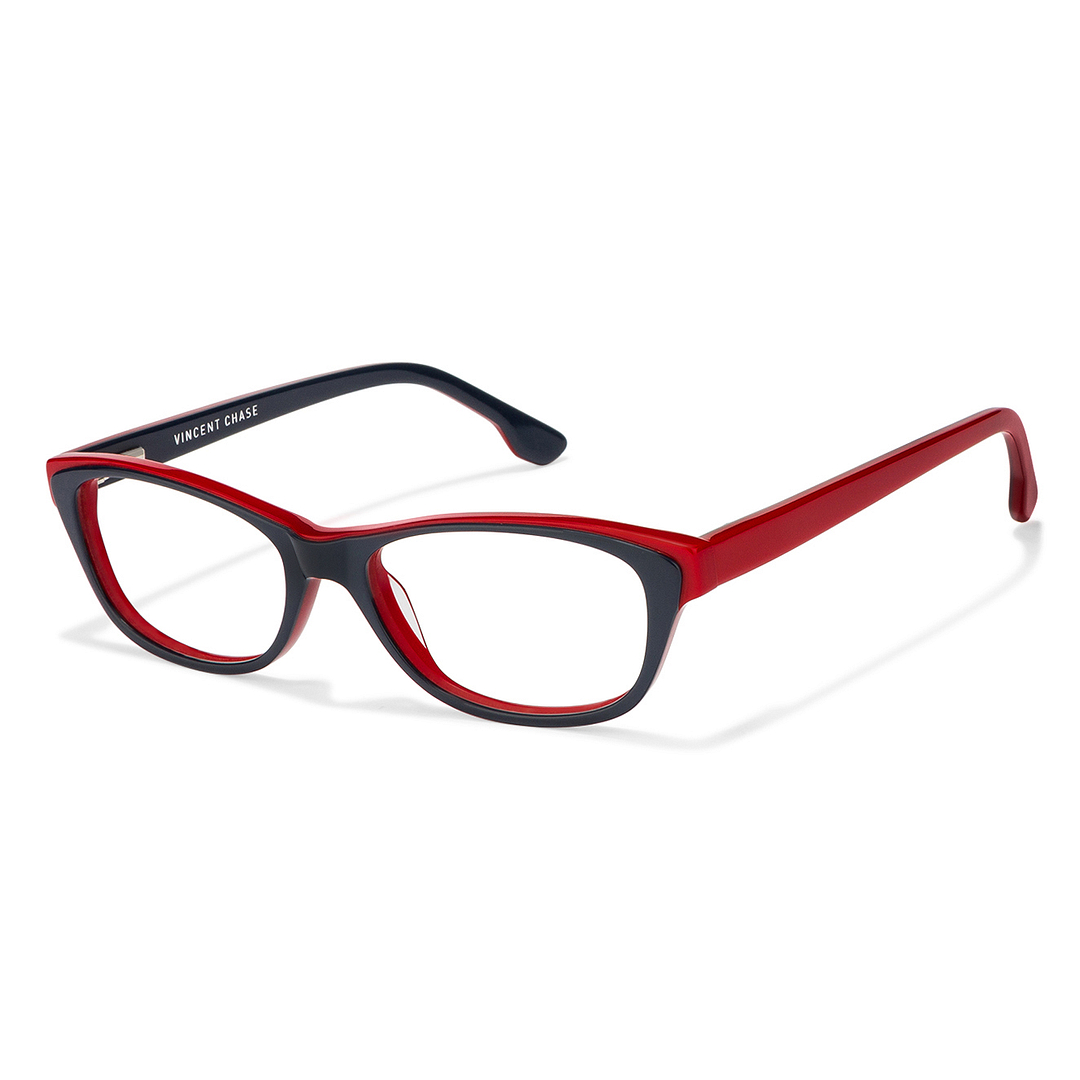 Vincent Chase Online Sky Blue Full Rim Cat Eye left side