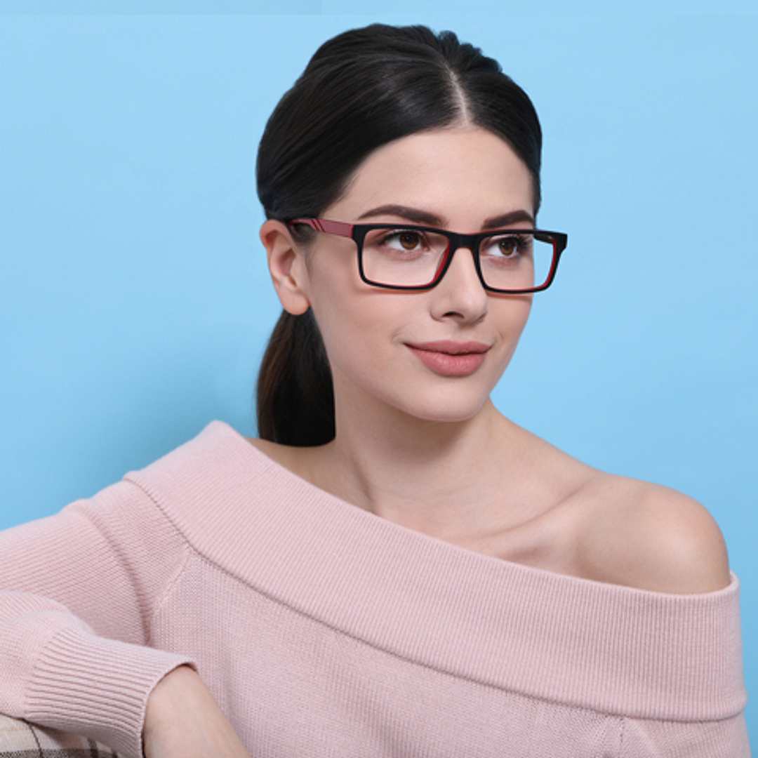 Vincent Chase Online Red Full Rim Rectangle right side