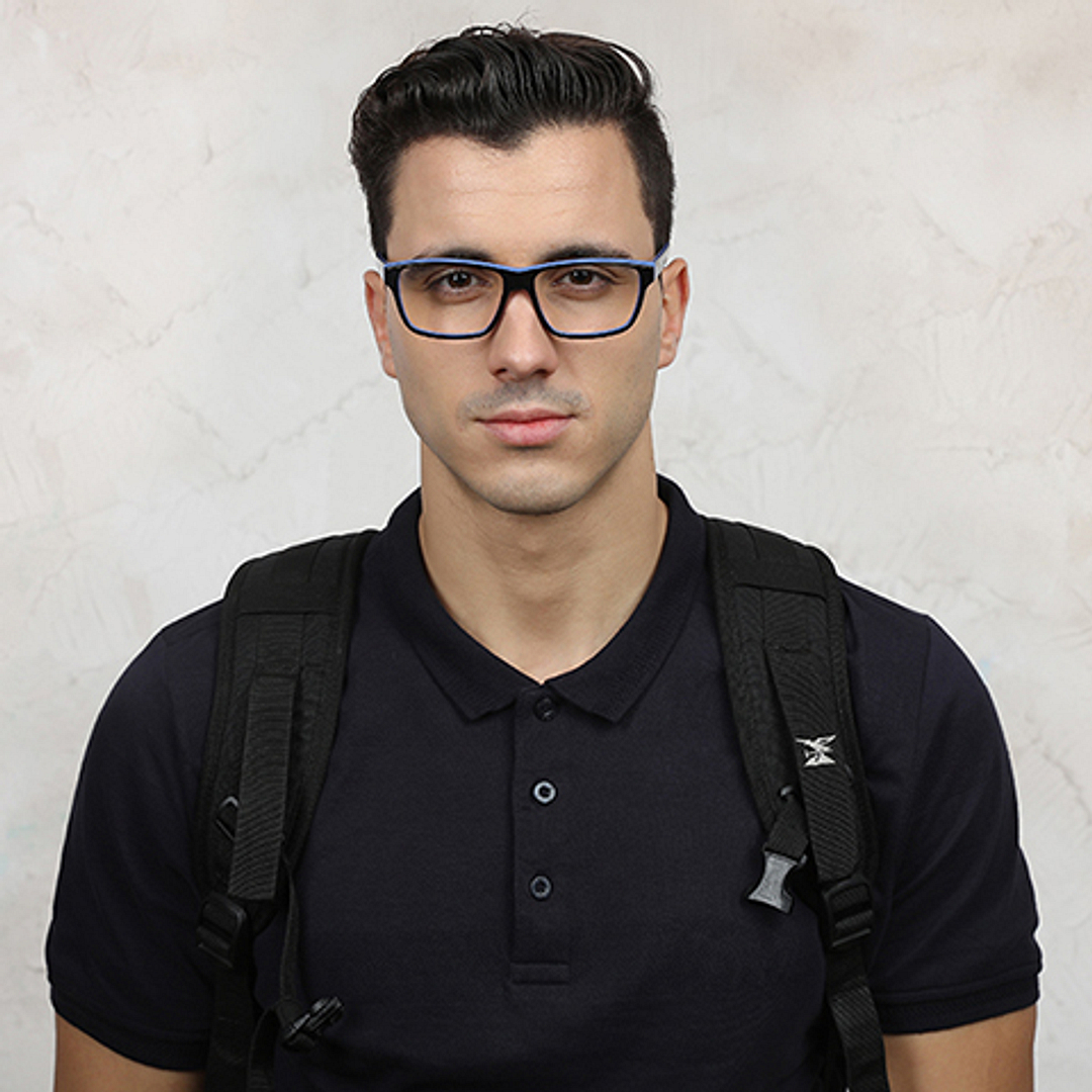 Vincent Chase Online Black Blue Full Rim Rectangle right side