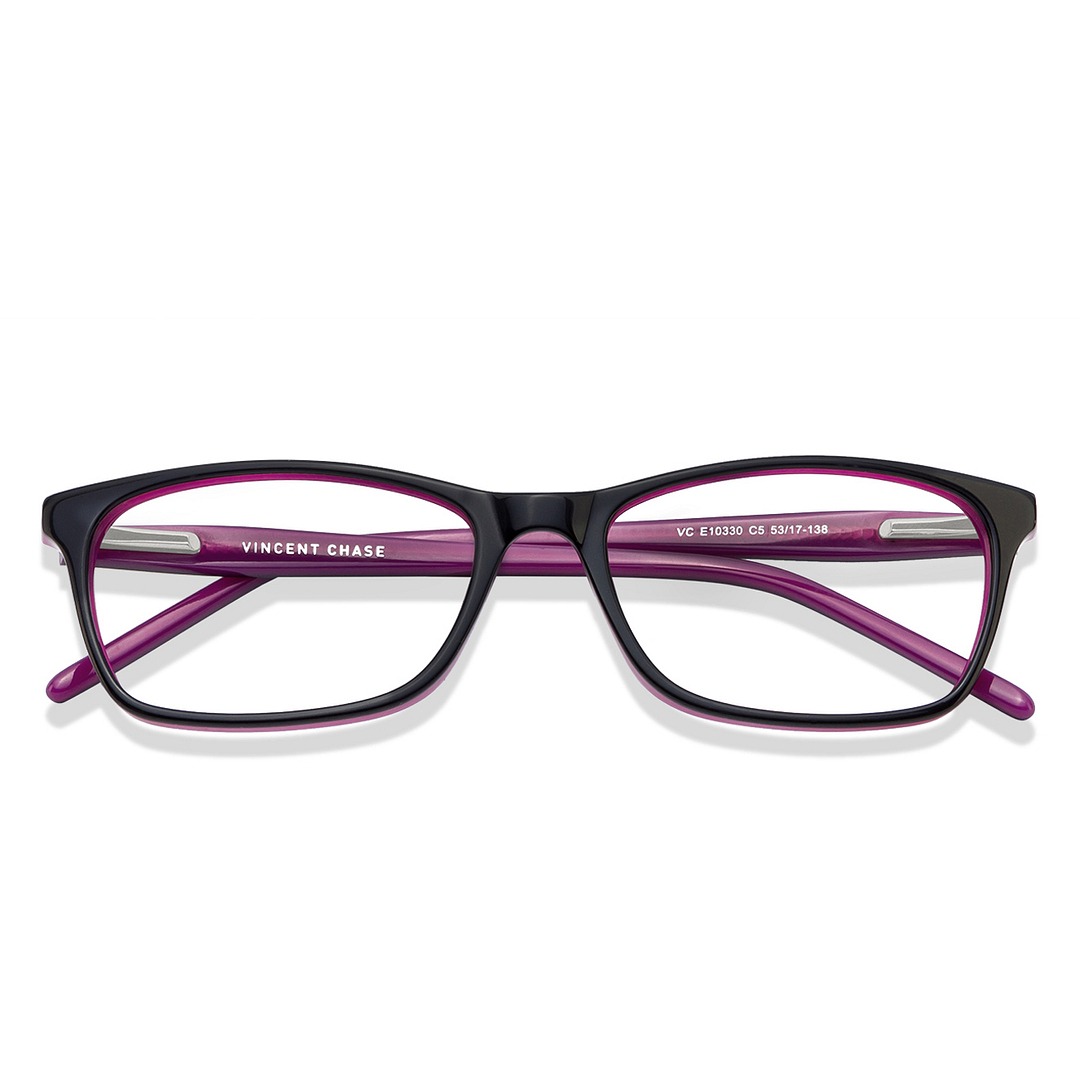 Vincent Chase Online Purple Full Rim Rectangle left side