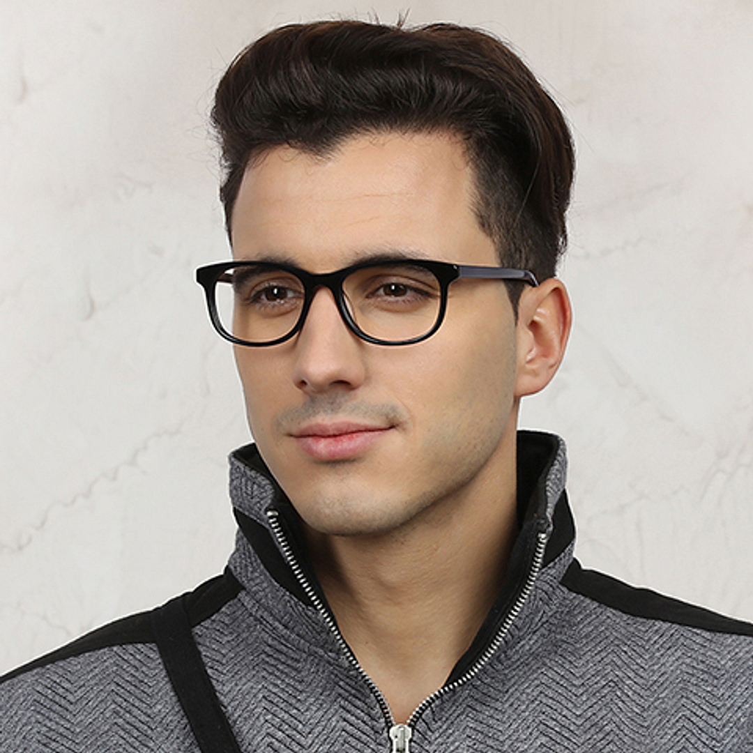 Vincent Chase Online Black Full Rim Rectangle left side