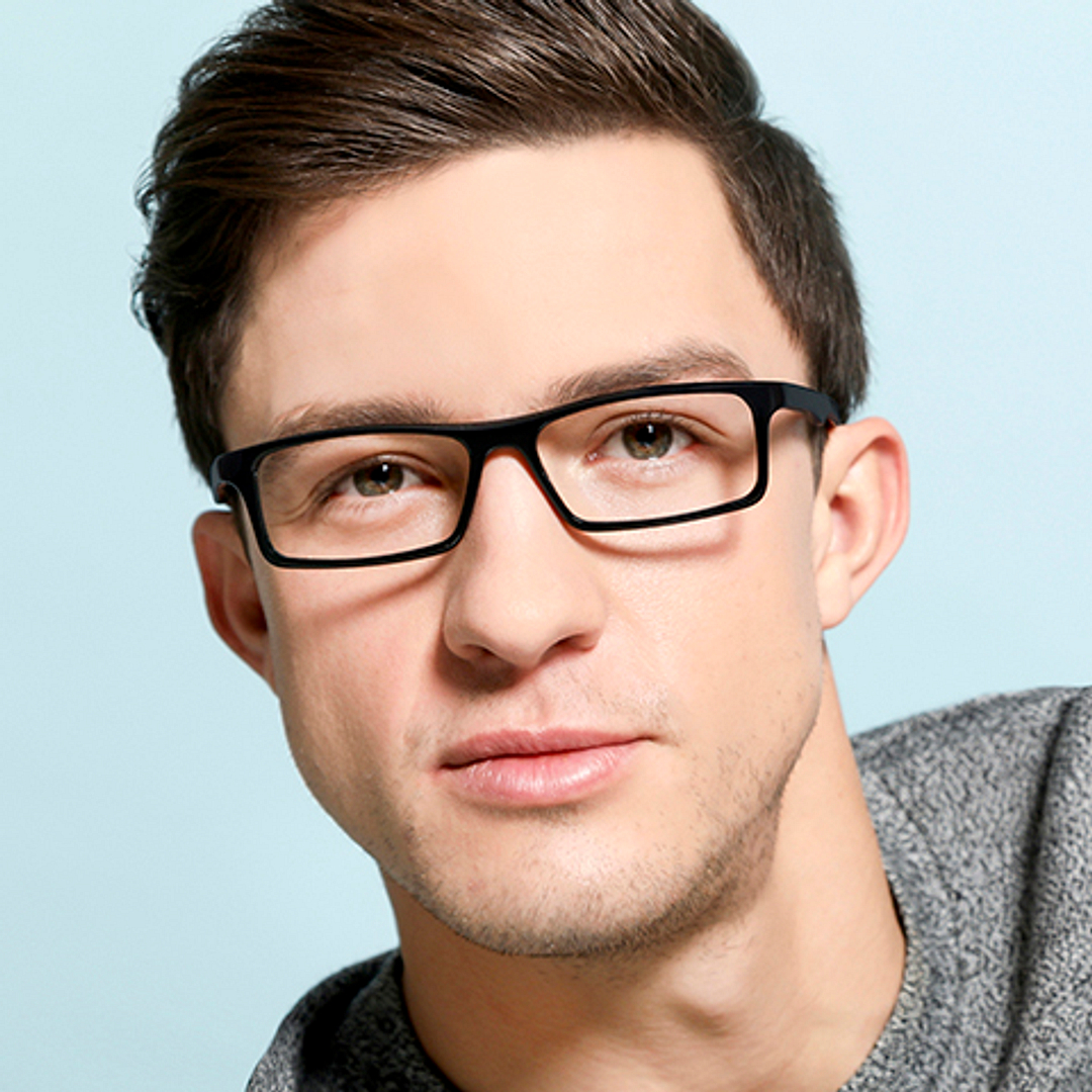 Vincent Chase Online Black Full Rim Rectangle right side