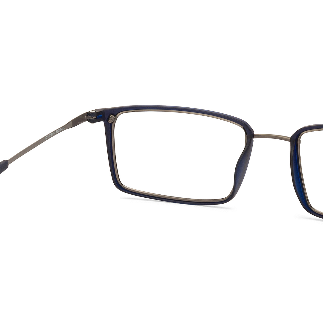 Lenskart Air Online Silver Full Rim Rectangle left side