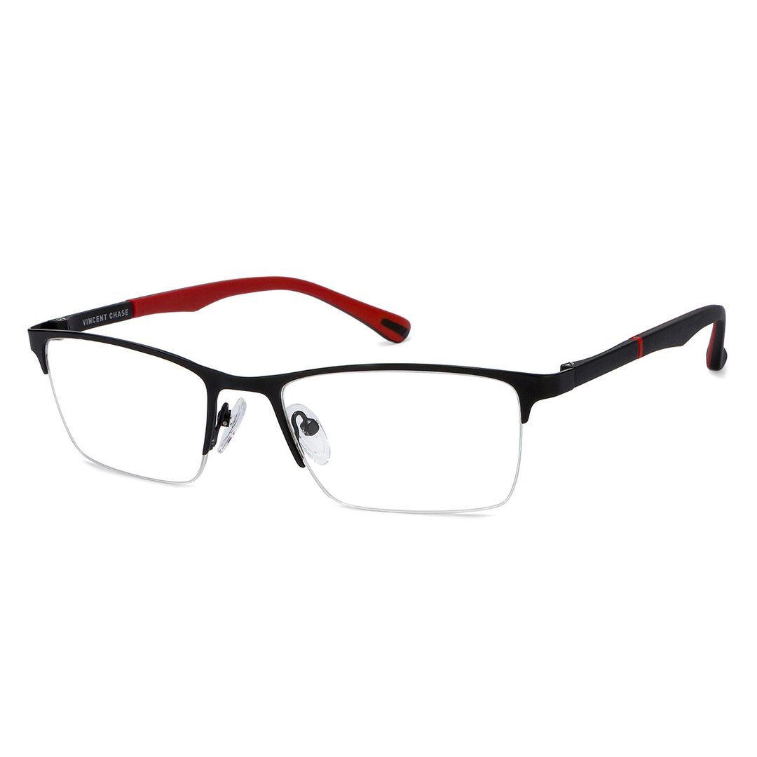 Lenskart Air Online Black Half Rim Rectangle right side