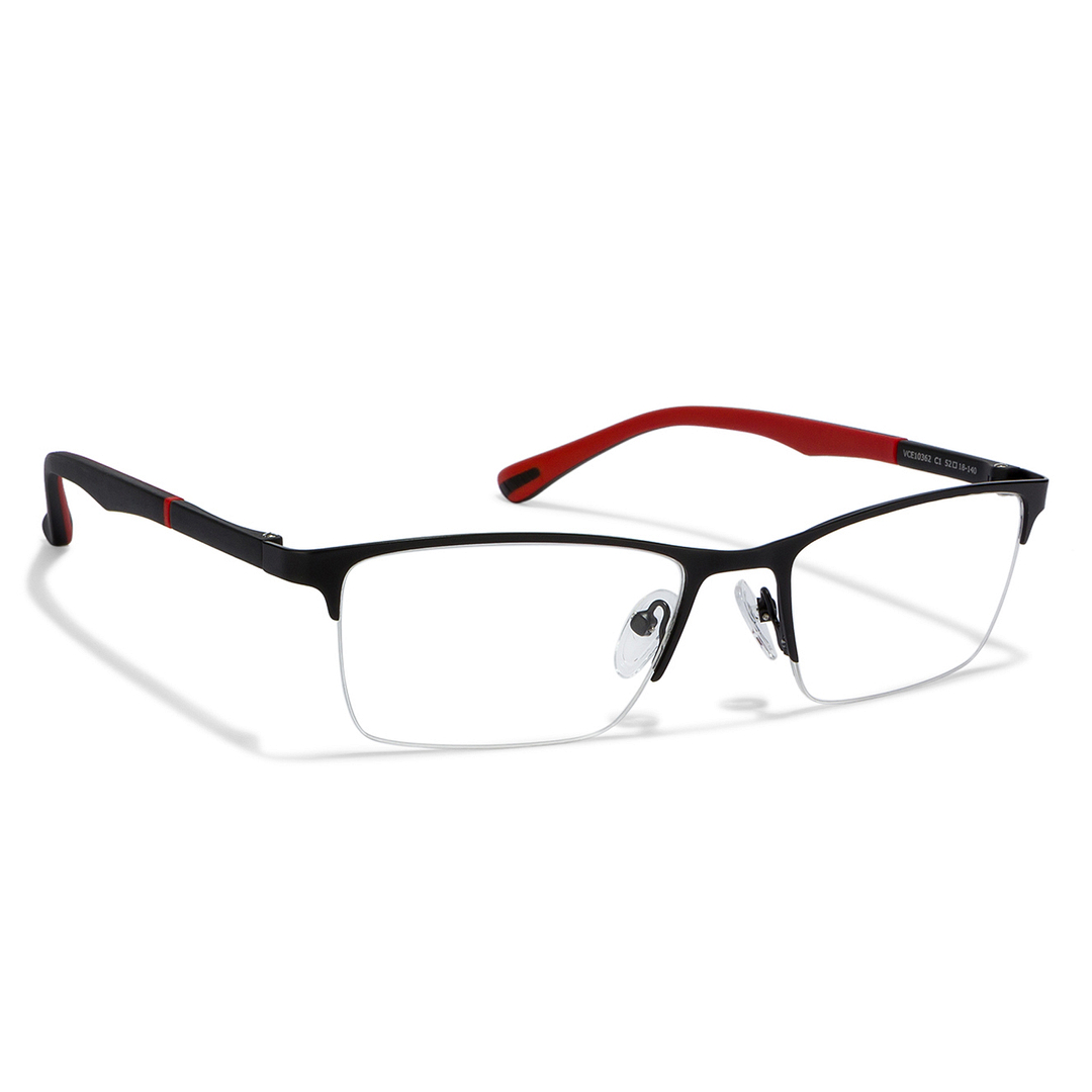 Lenskart Air Online Black Half Rim Rectangle right side