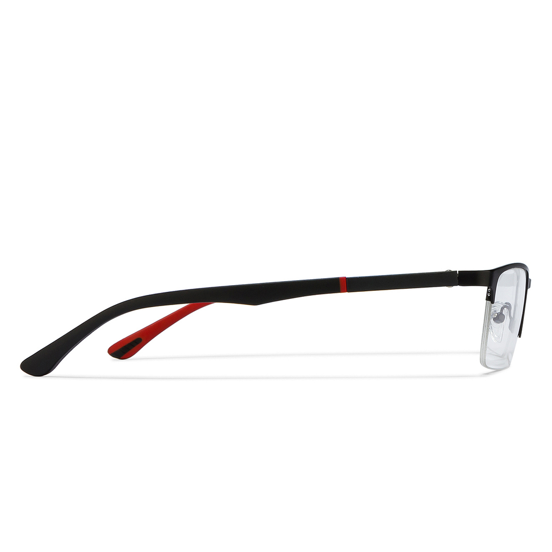 Lenskart Air Online Black Half Rim Rectangle left side