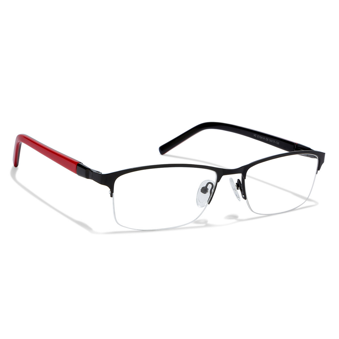 Vincent Chase Online Black Half Rim Rectangle left side
