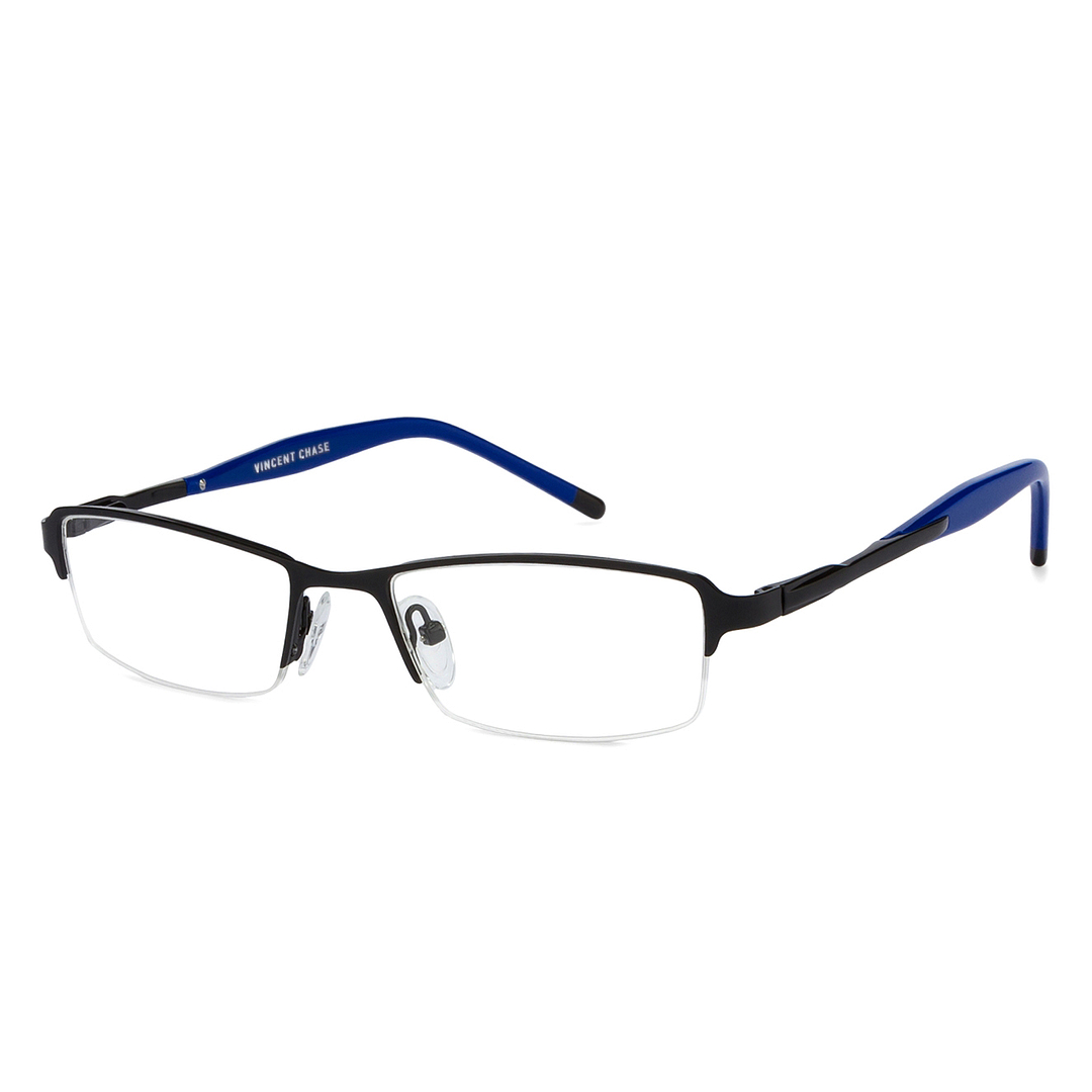 Vincent Chase Online Black Half Rim Rectangle right side