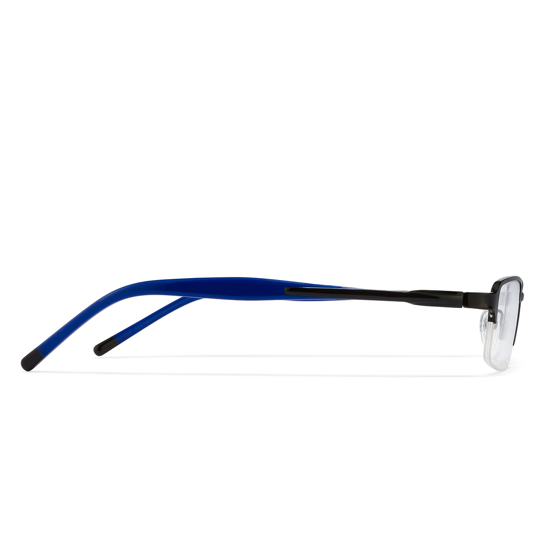 Vincent Chase Online Black Half Rim Rectangle left side