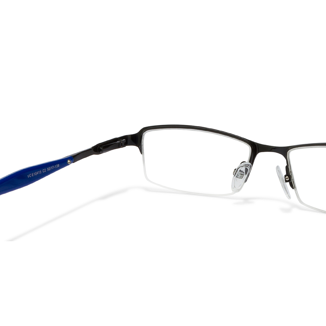 Vincent Chase Online Black Half Rim Rectangle right side