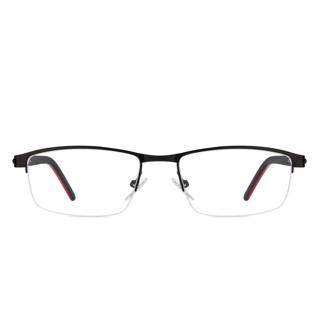 Vincent Chase Online Black Half Rim Rectangle left side