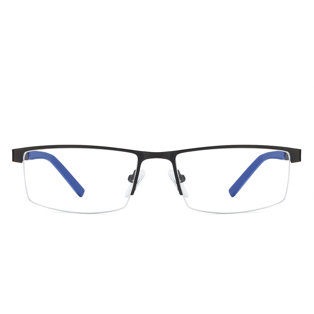 Vincent Chase Online Black Half Rim Rectangle left side