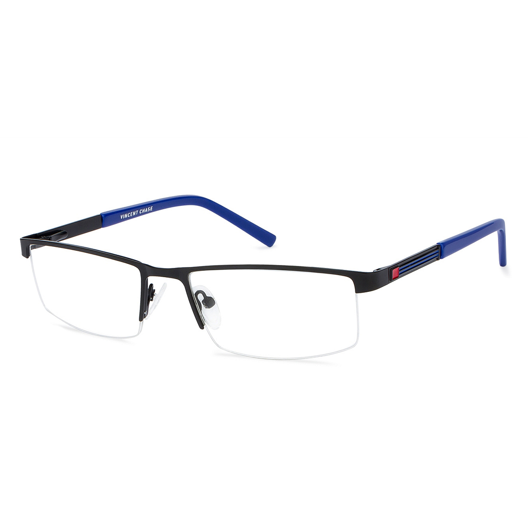 Vincent Chase Online Black Half Rim Rectangle right side