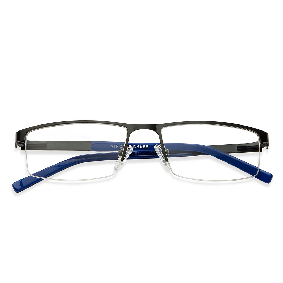 Vincent Chase Online Black Half Rim Rectangle right side
