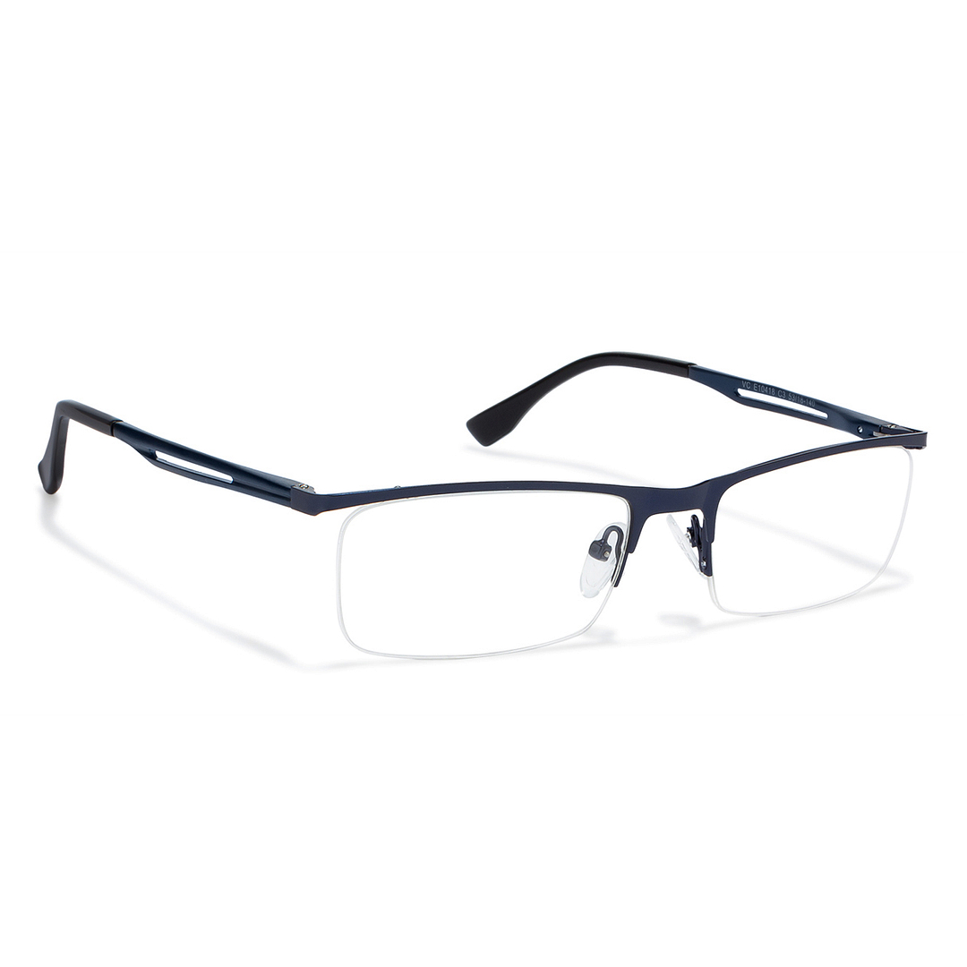 Vincent Chase Online Sky Blue Half Rim Rectangle left side