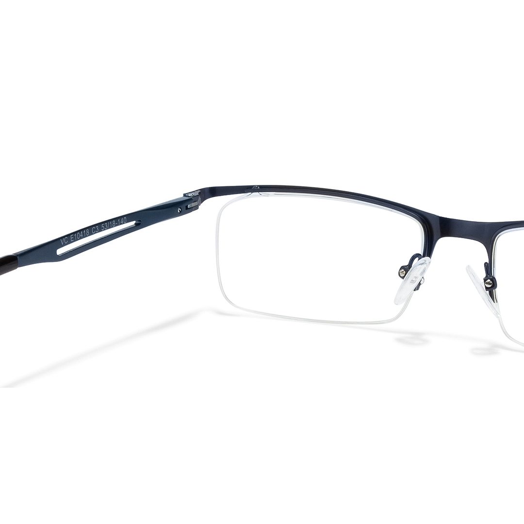Vincent Chase Online Sky Blue Half Rim Rectangle left side