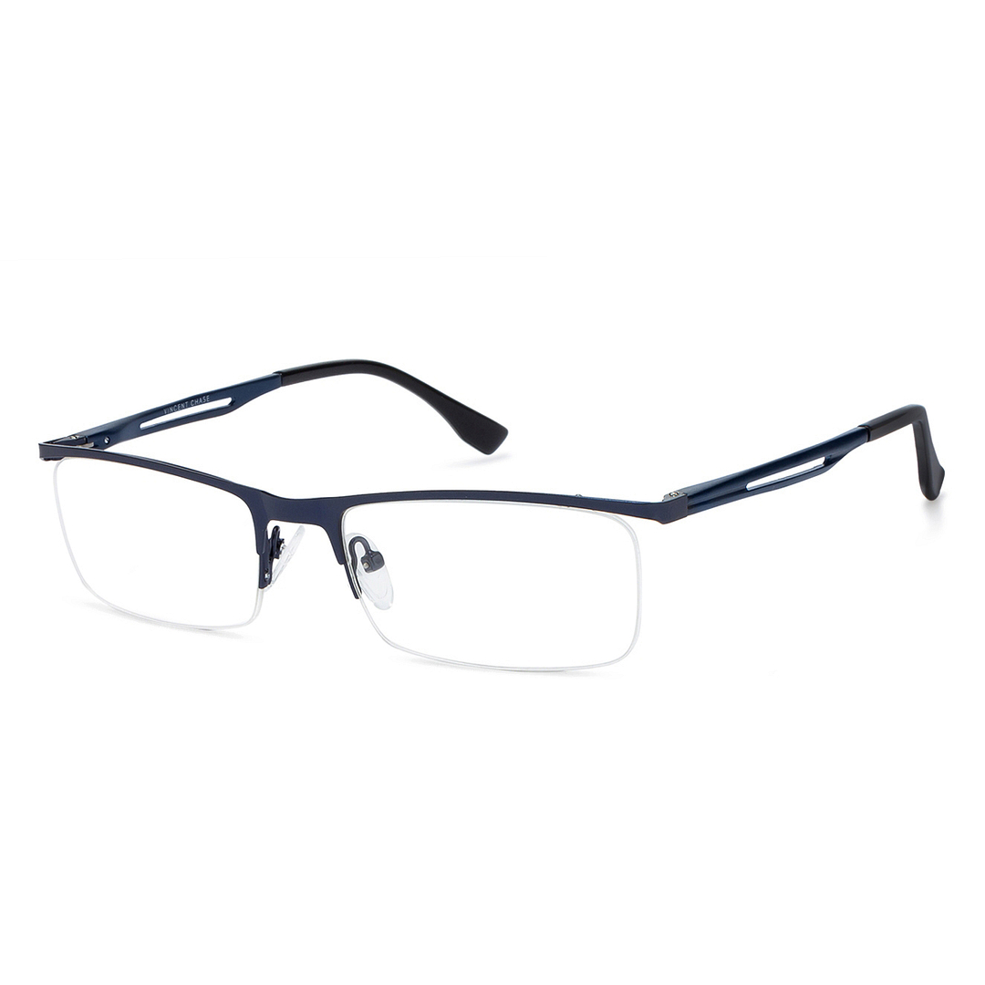 Vincent Chase Online Sky Blue Half Rim Rectangle left side