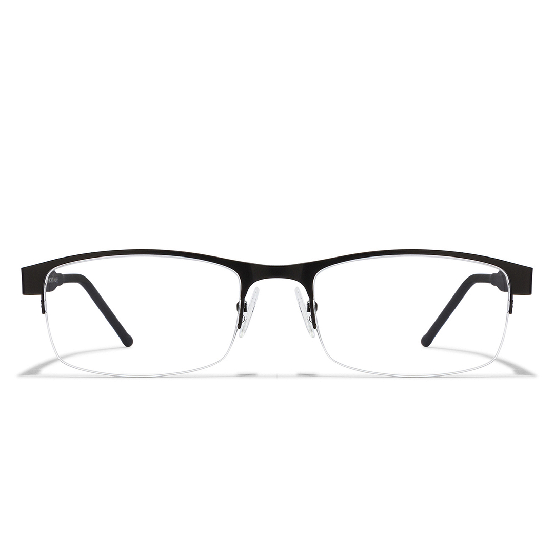 Vincent Chase Online Black Half Rim Rectangle left side