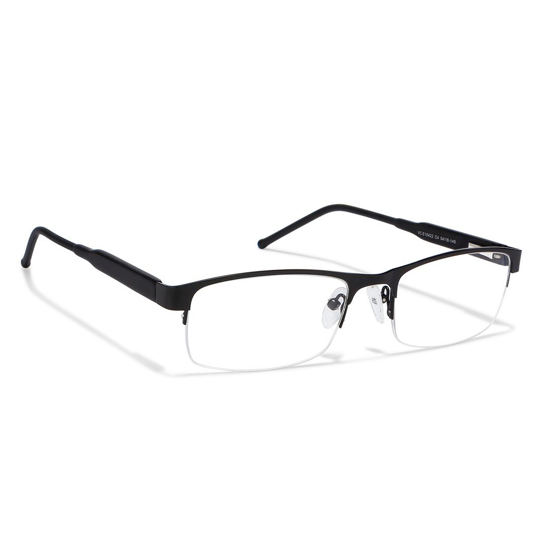 Vincent Chase Online Black Half Rim Rectangle left side